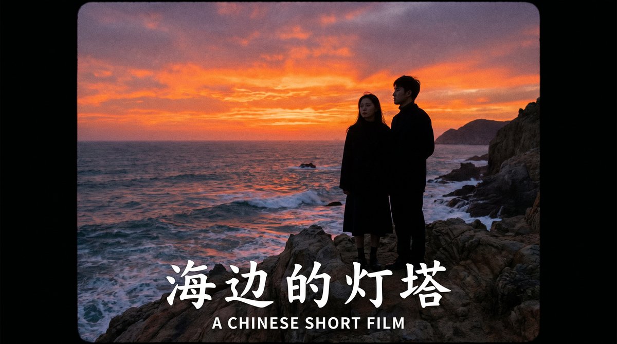 户外露出原创短片《海边的灯塔》视频